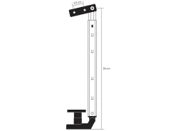 Obelink 24 cm Fensteraussteller Polyfix mit Klicksystem - Rechts
