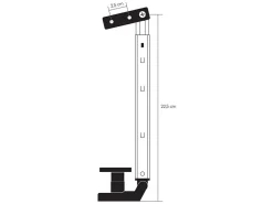 Obelink 23 cm Polyfix Fensteraussteller - Rechts