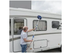Obelink 250 teleskopische Mikrofaser-Waschbürste - Blau