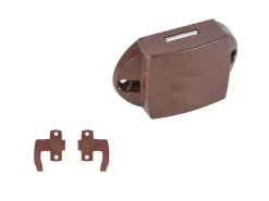 Obelink Druckknopfschloss mit Verriegelungshaken - Brown