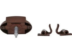 Obelink Druckknopfschloss mit Verriegelungshaken - Brown