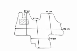 Obelink Fiat Ducato ab 06/2006 Fußmatte