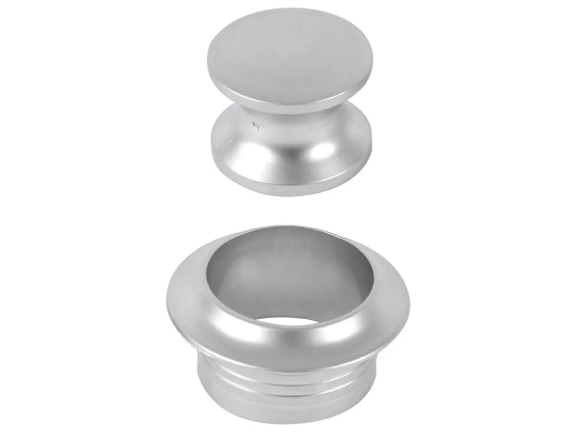 Obelink Push-Lock Knopf - Silver