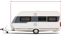 ProPlus 427 - 518 x 250 cm Luxe Wohnwagen Schutzhülle