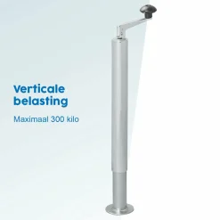 ProPlus Ø48 mm ausdrehbare Abstellstütze - 40 x 65 cm