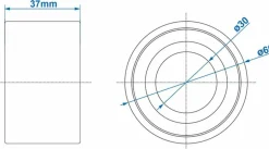 ProPlus AL-KO Kompaktlager - 30/60x37 mm