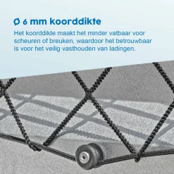 ProPlus Anhängernetz mit Gummiseil - 2,2 x 3,5 Meter