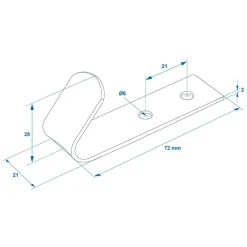 ProPlus Anschraubhaken
