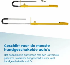 ProPlus Bremspedal Pedal Lenkradkralle