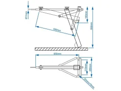 ProPlus Eckstütze - 600 kg