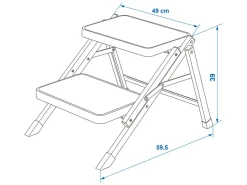 ProPlus klappbare Trittstufe
