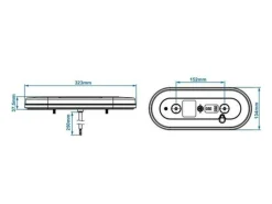 ProPlus 54LED 6 Funktionen Rückleuchte - Links