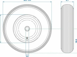 ProPlus Metall-Felge Luftreifen - 16 Zoll