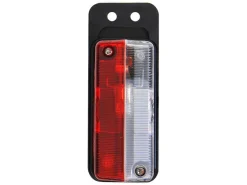 ProPlus rot/weiß Seitenlicht Gummiklappe