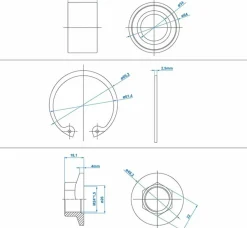 ProPlus Universell Kompaktlagersatz - 34/64x37mm