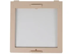 Rahmen mit Fliegengitter und Verdunkelung - Beige