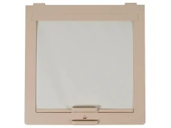 Rahmen mit Fliegengitter und Verdunkelung - Beige