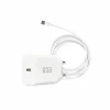R2B 2 Meter Weißes USB-C Kabel mit USB-C Ladegerät