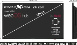 Reflexion LDDX24IBT Smart TV LED Fernseher