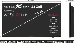 Reflexion LDDX22IBT Smart TV LED Fernseher