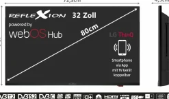 Reflexion LDDX32IBT Smart TV LED Fernseher