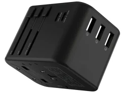 RollingSQUARE 2 USB-C und 3 USB-A Universal World Plug