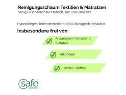 SAFE CAMPING Textilien & Matratzen Reinigungsschaum - 5000mL