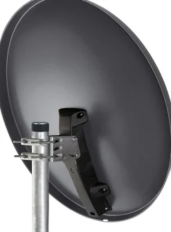 Schwaiger 714548 anthrazit 80 cm Alu-Spiegel Set