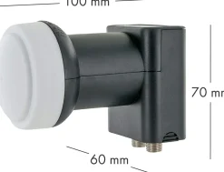 Schwaiger 714487 anthrazit 55 cm Stahl-Spiegel set