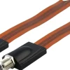Schwaiger 44 cm lange ultraflache Koax Fensterdurchfürung