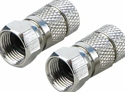 Schwaiger 2 x 7 mm HQ F-Aufdrehstecker