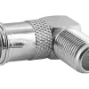 Schwaiger abgewinkelter F-Stecker-Schnellkupplung