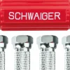 Schwaiger ADH14 satz von 4 F-Stecker mit Aufdrehhilfe