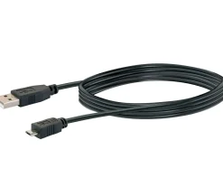 Schwaiger CK1512 1,8 meter schwarzes Micro-B USB Anschlusskabel