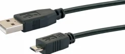 Schwaiger CK1511 1 Meter schwarzes USB 2.0-Anschlusskabel