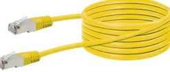 Schwaiger CKY1222 Cat5e 5 Meter gelber Netzwerkkabel