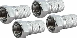 Schwaiger FST8204 241 8,2 mm F-Aufdrehstecker Set