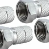 Schwaiger FST6504 6,5 mm Satz von 4 F-Stecker