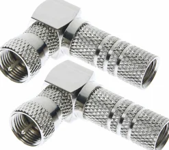 Schwaiger FSTWI7002 7 mm Satz mit 2 gewinkelten F-Steckern