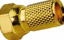 Schwaiger GOFST7001 vergoldeter F-Stecker