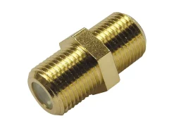 Schwaiger GOKVB8323 vergoldeter F-Kabelstecker