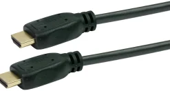 Schwaiger HDM0300 3 Meter Schwarzes High Speed HDMI-Kabel mit Ethernet