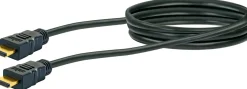 Schwaiger HDMHD15 1,5 Meter schwarzes HDMI-Kabel mit Ethernet