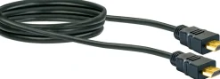 Schwaiger HDMHD15 1,5 Meter schwarzes HDMI-Kabel mit Ethernet