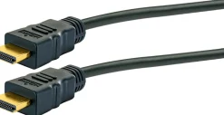 Schwaiger HDMHD30 3 Meter schwarzes HDMI-Kabel mit Ethernet