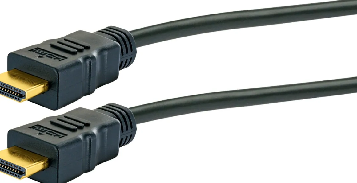 Schwaiger HDMHD30 3 Meter schwarzes HDMI-Kabel mit Ethernet