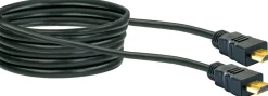 Schwaiger HDMHD30 3 Meter schwarzes HDMI-Kabel mit Ethernet
