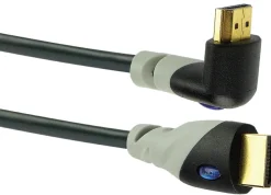 Schwaiger HDMW30 3 Meter gewinkelte High Speed HDMI-Kabel