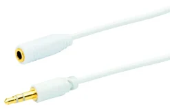 Schwaiger KHA5031 1,5 Meter weißes Audio-Verlängerungskabel