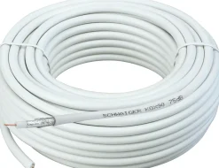 Schwaiger KOX90 15 Meter weißes Koaxialkabel